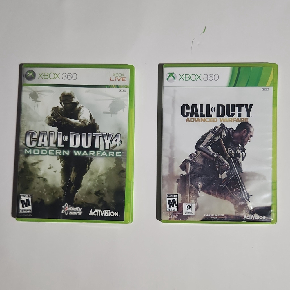 Activision Call of Duty 4 Modern Warfare Advanced Warfare Xbox 360 NTSC-U/C M